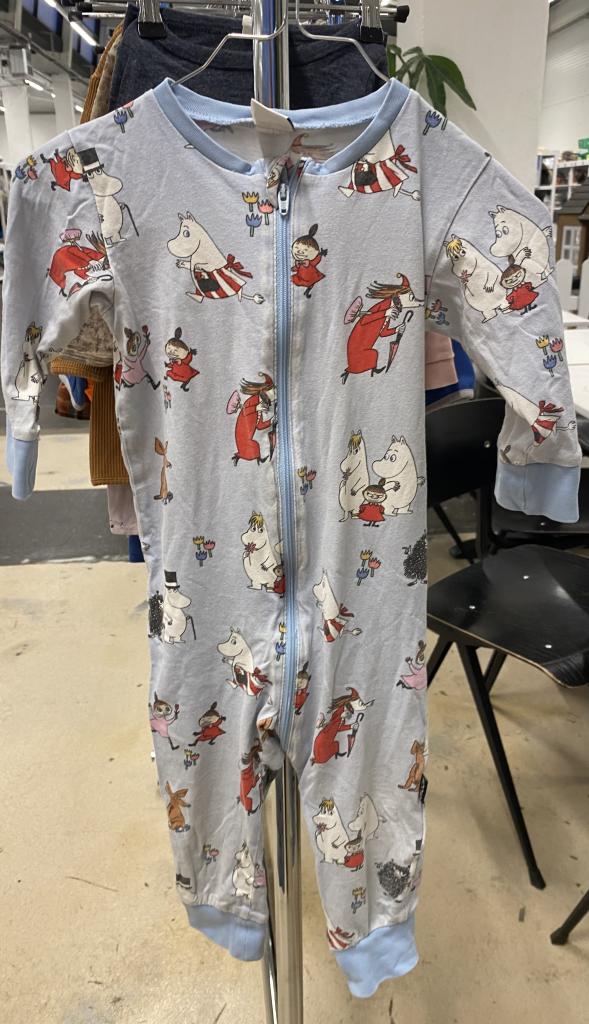 Náttg Moomin blá 86