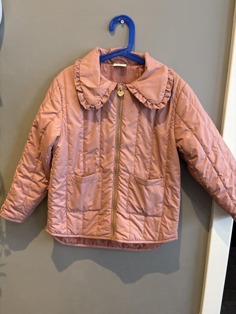 Lindex jakki bleikur 128