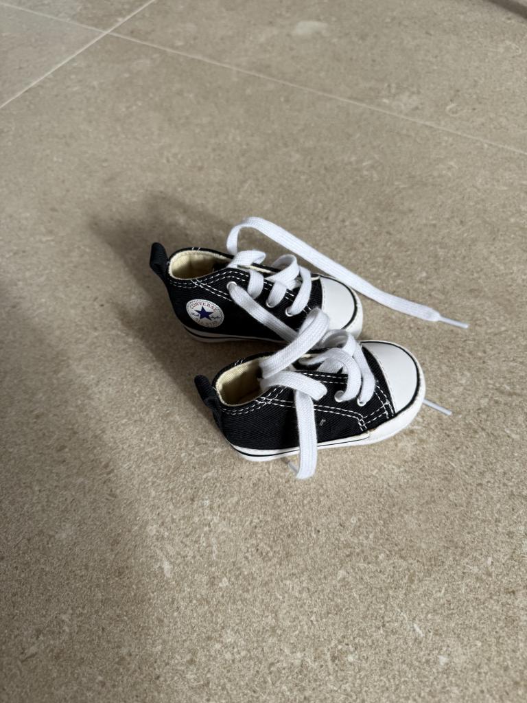 Converse skór svartir